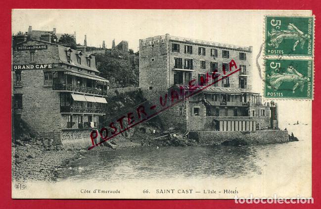 Cartes Postales: POSTAL FRANCIA SAINT CAST HOTELS P87817 B