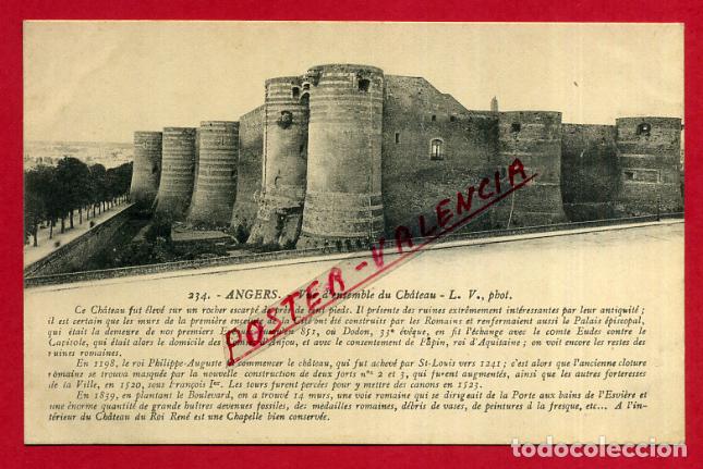 Postkarten: POSTAL FRANCIA ANGERS CHATEAU P87826 B