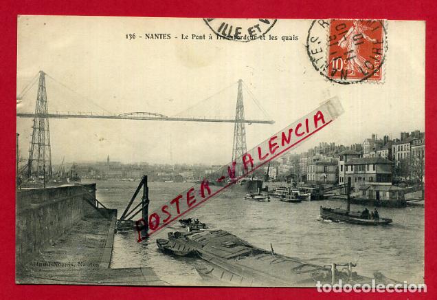 Postkarten: POSTAL FRANCIA NANTESLE PONT P87842 B