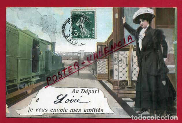 Postkarten: POSTAL FRANCIA AU DEPART LOIRE TREN P87849 B