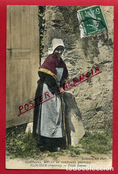 Postkarten: POSTAL FRANCIA PLOUIDER COSTUMES BRETONS P87873 B