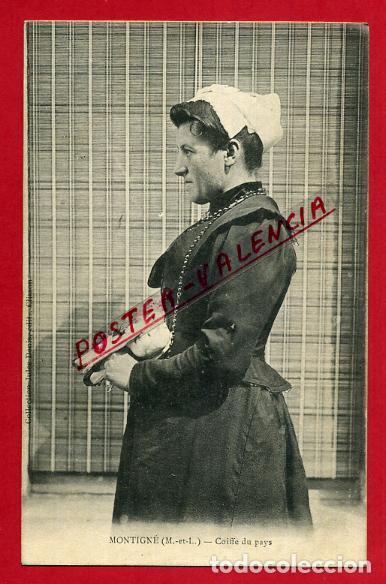 Postkarten: POSTAL FRANCIA MONTIGNE COIFFE DU PAYS P87893 B