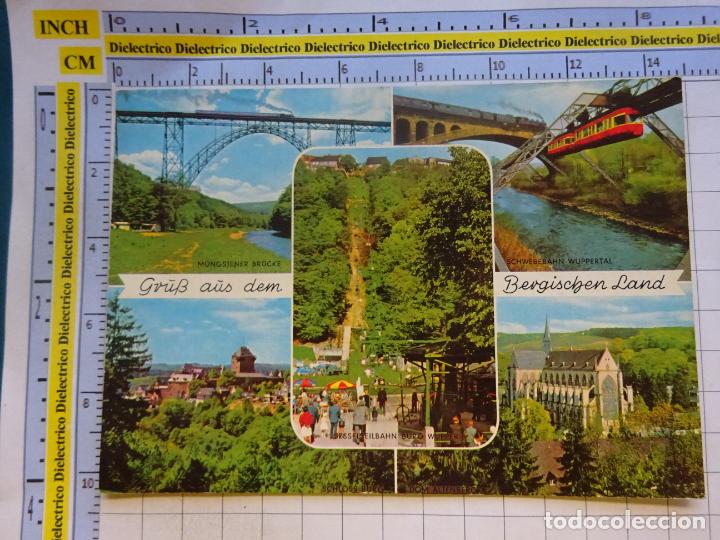 Postales: POSTAL DE ALEMANIA. BERGISCHEM LAND. FERROCARRIL AEREO DE WUPPERTAL. 478