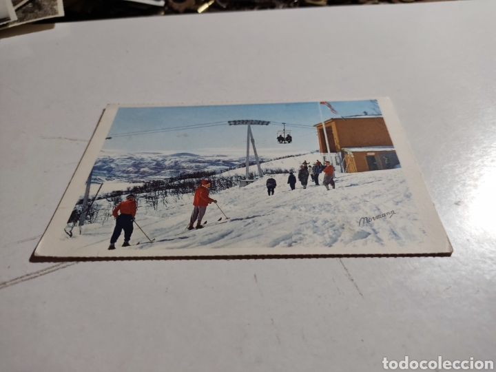 Postales: Postal noruega estaci&oacute;n de esqu&iacute;