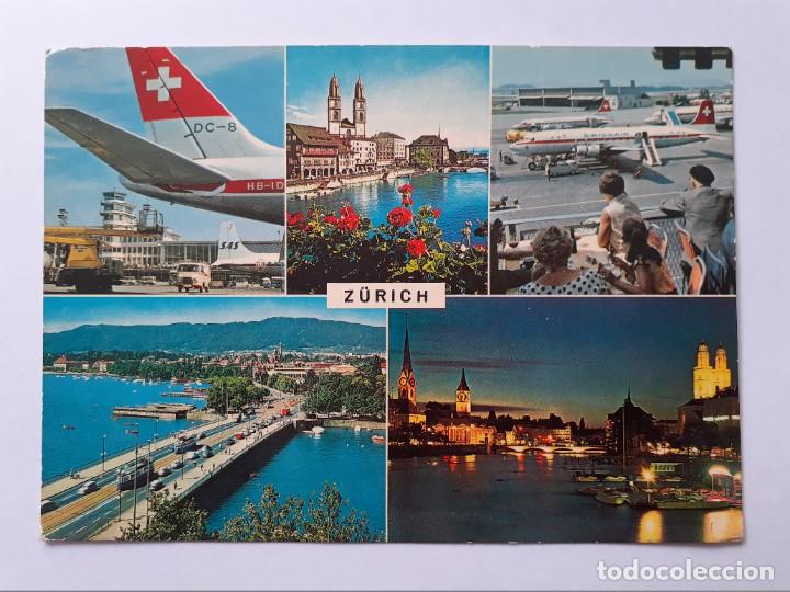 Postales: POSTAL - Z&Uacute;RICH - ESCRITA - Foto 1