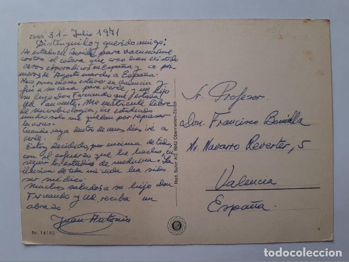 Postales: POSTAL - Z&Uacute;RICH - ESCRITA - Foto 2
