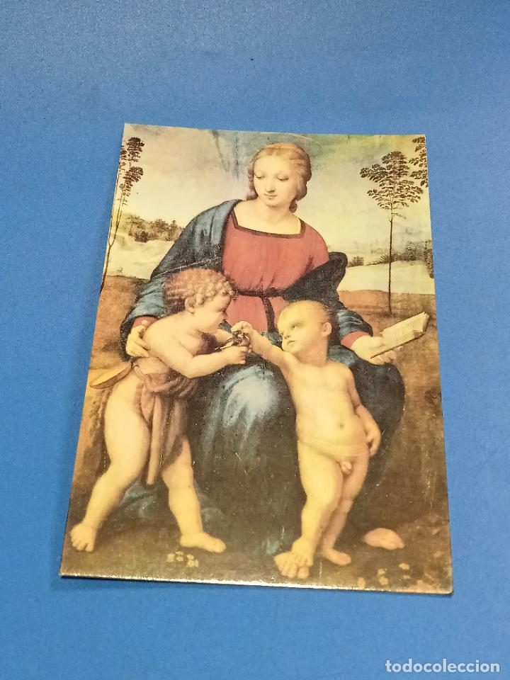 Postales: TARJETA POSTAL. LA MADONNA DEL CARDELLINO. FIRENZE. GALLERIA UFFIZI. ITALIA