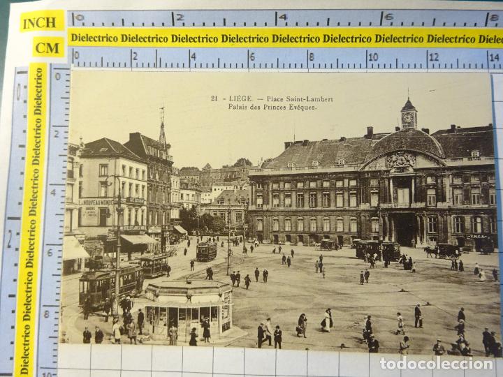 Postkarten: ANTIGUA POSTAL DE B&Eacute;LGICA. LIEJA LIEGE PLACE SAINT LAMBERT PALAIS DES PRINCES EVEQUES. 120