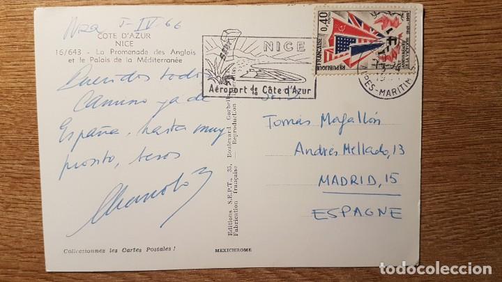Postales: ANTIGUA POSTAL DE FRANCIA. NICE. - Foto 2