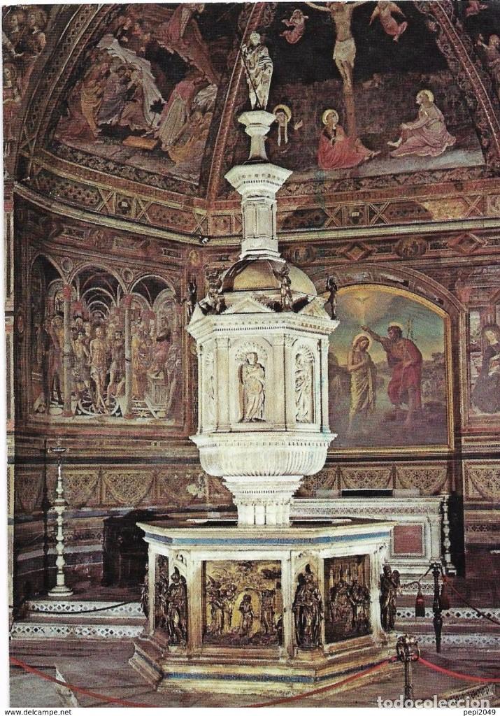 Cartes Postales: *** A780 - POSTAL - JACOPO DELLA QUERCIA - FONTE BATTESIMALE