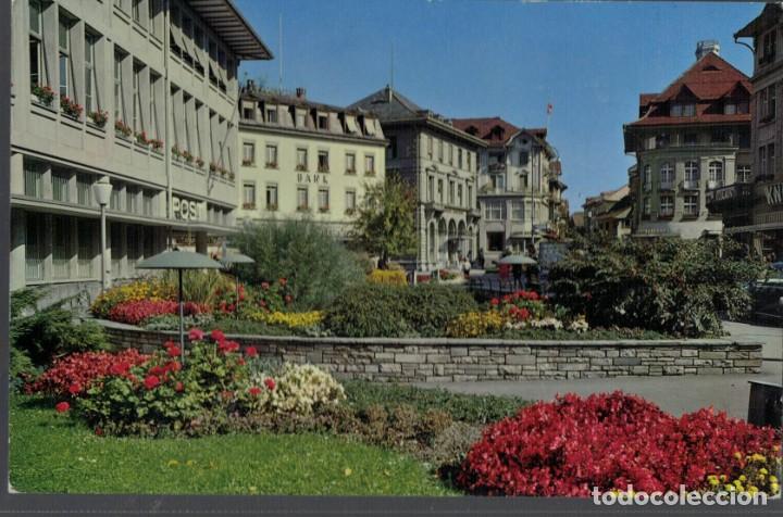 Postales: Interlaken Postplatz Suiza - Foto 1