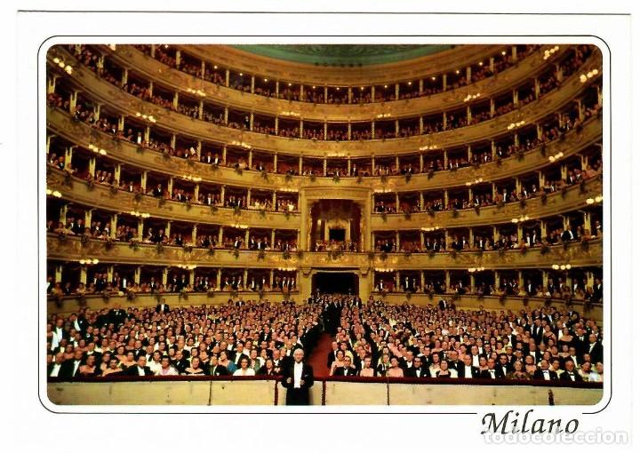 Postales: ITALIA. Milano. Teatro alla Scala. Ed. Suadeo, MI 307 / RV 280. - No escrita. &Oacute;pera. M&uacute;sica.