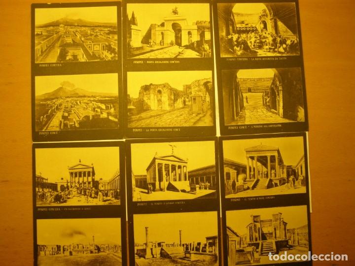 Postales: Lote de 6 antiguas postales de las excavaciones de Pompeya, Italia. Arqueolog&iacute;a.