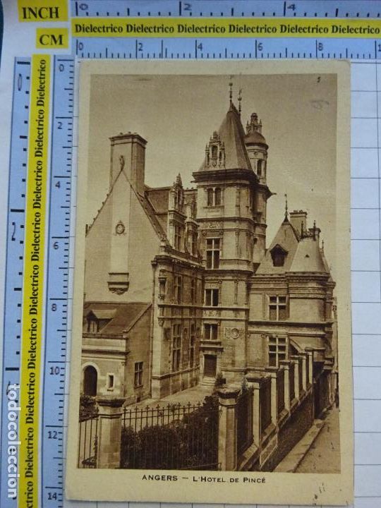 Cartes Postales: ANTIGUA POSTAL DE FRANCIA. ANGERS L'HOTEL DE PINC&Eacute;. 191