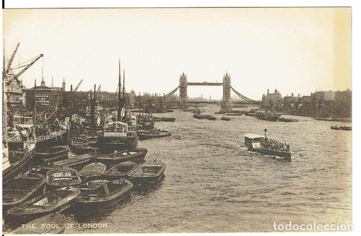 Postkarten: POSTAL ANTIGUA, LONDON, THE POOL OF LONDON, SIN CIRCULAR