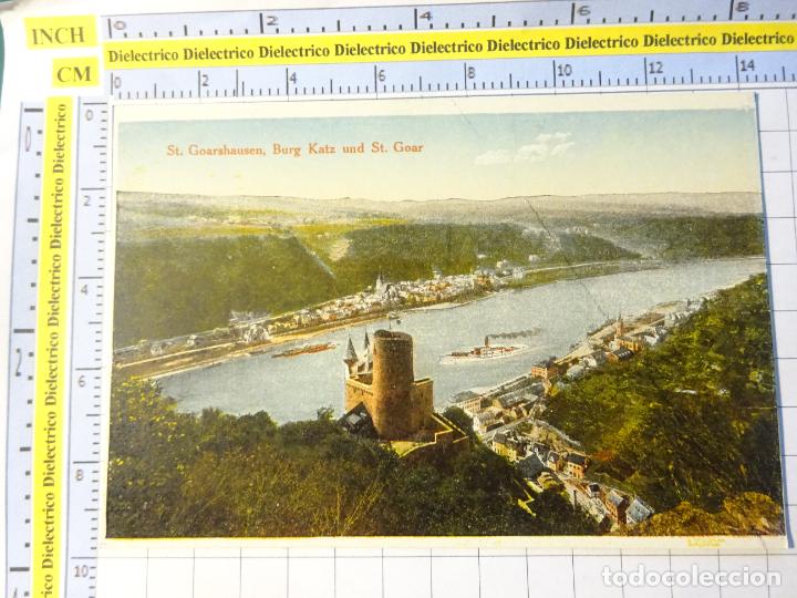 Postales: ANTIGUA POSTAL DE ALEMANIA. ST GOARSHAUSEN BURG KATZ UND ST GOAR. 270