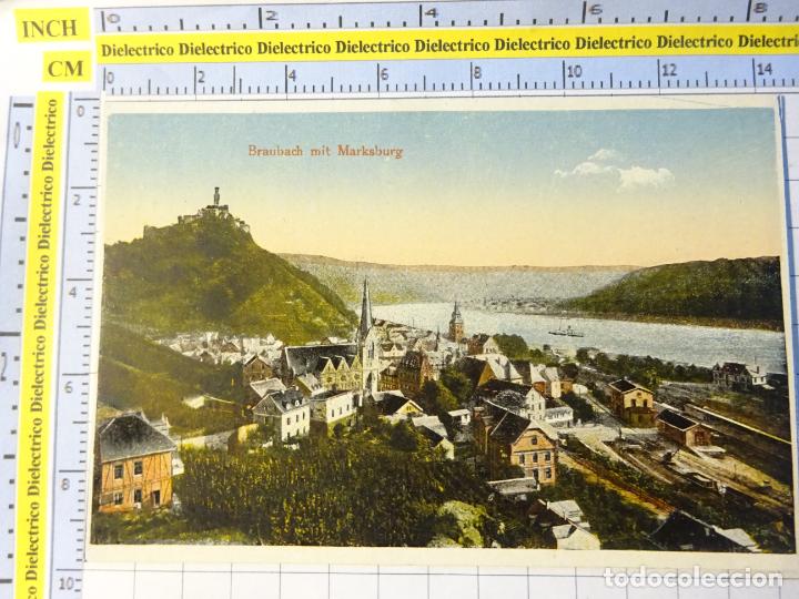Postkarten: ANTIGUA POSTAL DE ALEMANIA. BRAUBACH MIT MARKSBURG. 277