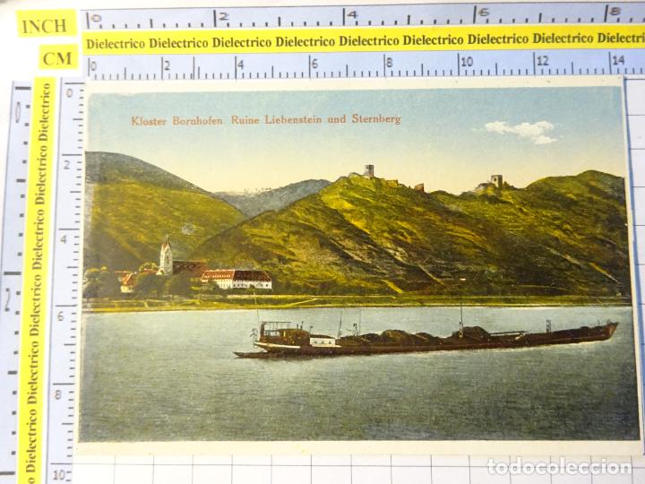 Postales: ANTIGUA POSTAL DE ALEMANIA. KLOSTER BORNHOFEN RUINE LIEBENSTEIN UND STERNBERG. 279