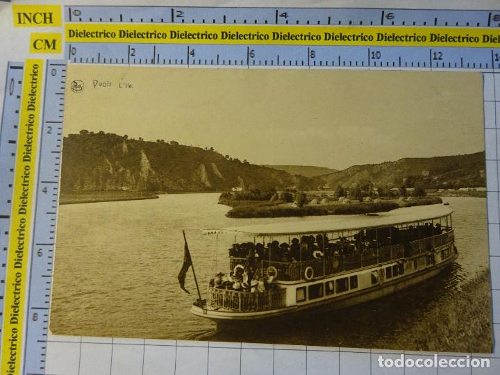 Cartoline: ANTIGUA POSTAL DE B&Eacute;LGICA. YVOIR L'ILE CRUCERO BARCO TUR&Iacute;STICO. 377