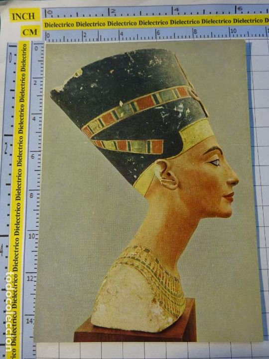 Cartes Postales: POSTAL DE ALEMANIA. BERLIN DAHLEM MUSEO DE LA CIUDAD, ANTIGUO EGIPTO. FARA&Oacute;N NEFERTITI. 485