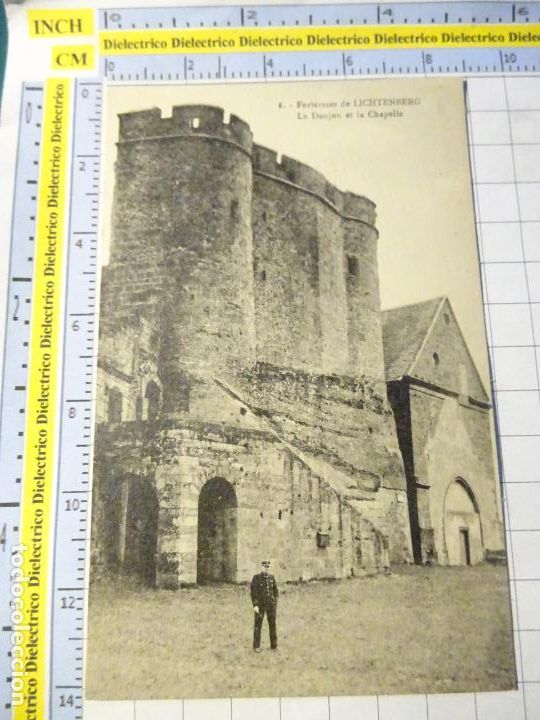 Postales: ANTIGUA POSTAL DE FRANCIA. FORTERESSE DE LECHTENBERG LE DONJON ET LA CHAPELLE. 570
