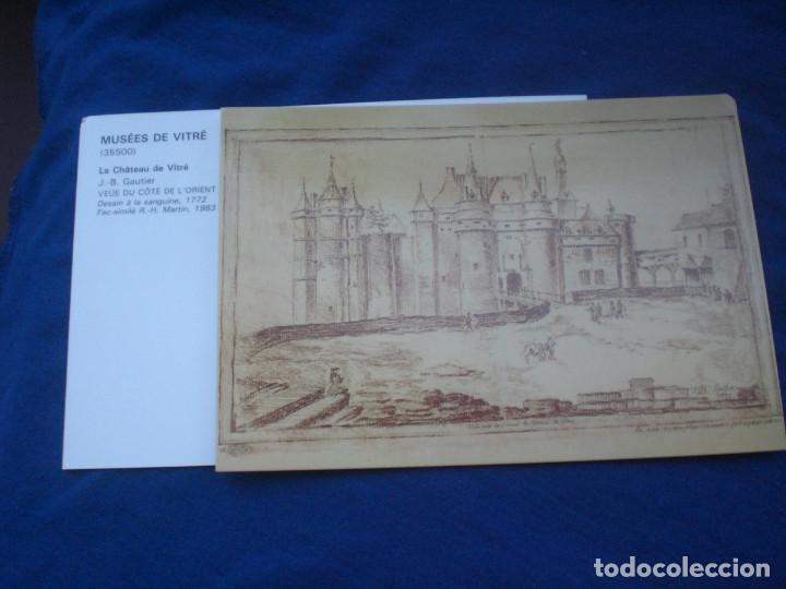Postales: postal castillo franc&eacute;s Vitr&eacute; - Foto 1