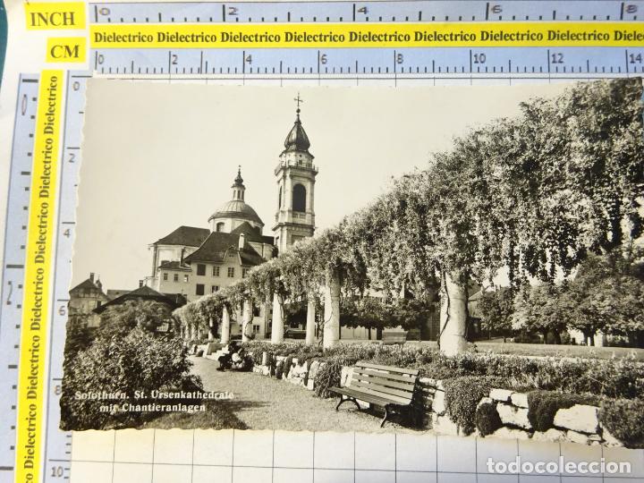 Postales: ANTIGUA POSTAL DE SUIZA. SOLOTHURN ST URSENKATHEDRALE MIT CHANTIERANLAGEN. 146