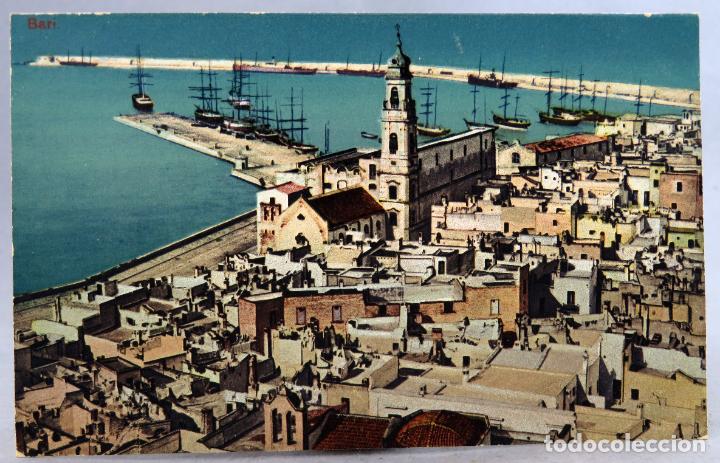Postcards: Postal alemana Bari vista Italia Hamburg Amerika Linie editada para barco sin circular