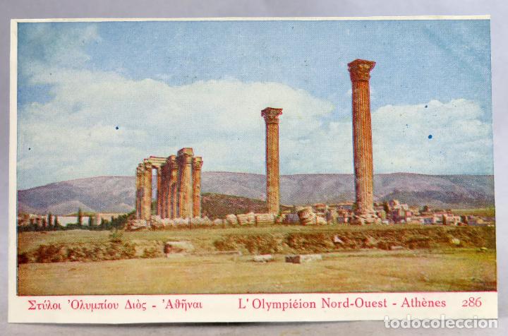 Postcards: Postal francesa dibujada Grecia Templo Olympia Olympieion Nord Ouest PP S XX sin circular