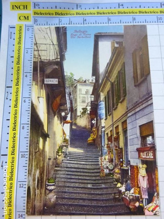 Cartoline: ANTIGUA POSTAL DE ITALIA. BELLAGIO LAGO DI COMO VIA SERBELLONI. 242