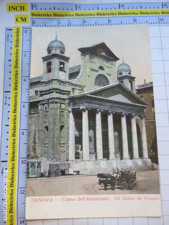 Cartoline: ANTIGUA POSTAL DE ITALIA. SIGLO XIX - 1905. GENOVA CHIESA DELL ANNUNZIATA. 254