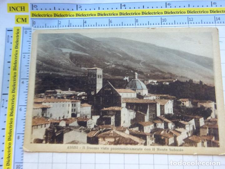 Cartes Postales: ANTIGUA POSTAL DE ITALIA. ASIS ASSISI IL DUOMO MONTE SUBASIO. 256
