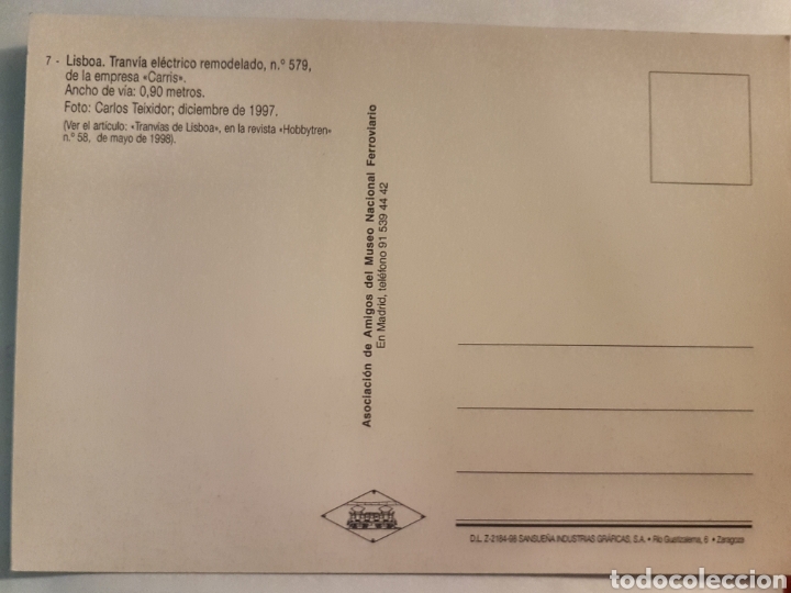 Postales: Tranv&iacute;a de Lisboa - Foto 2