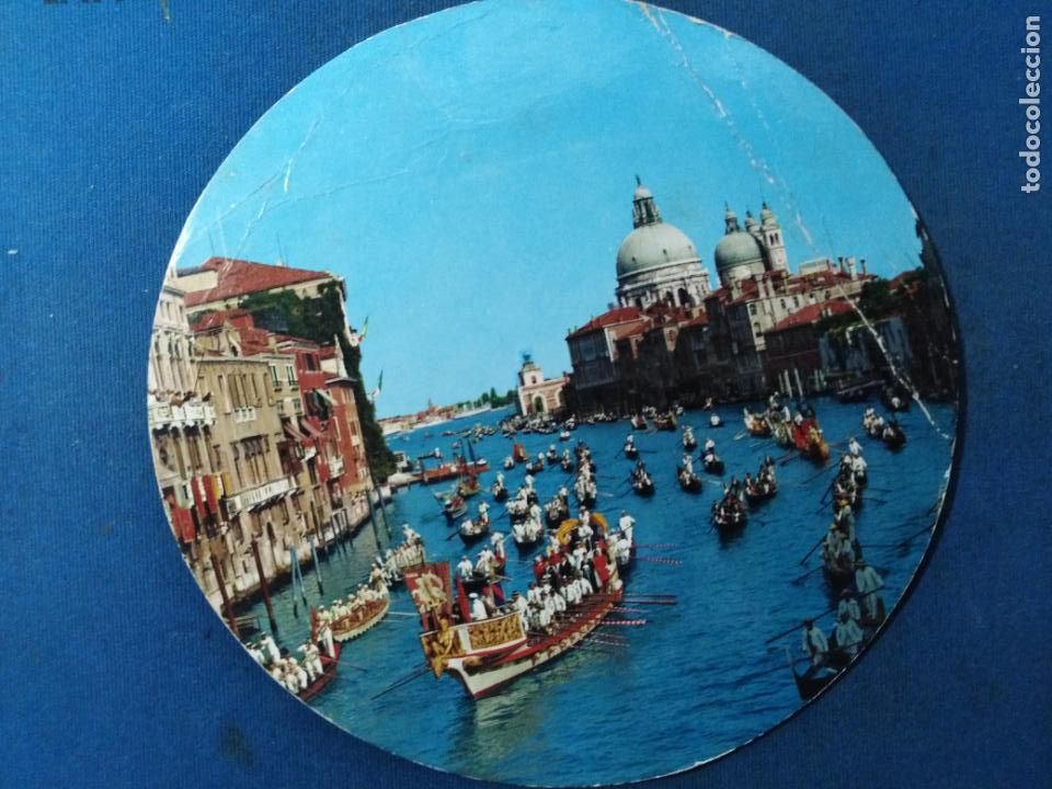 Postais: POSTAL VENEZIA - REGATA STORICA SUL CANAL GRANDE - REDONDA - FRANQUEADA.