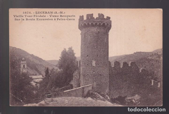 Postales: Francia-06- Luceram. *Vieille Tour F&eacute;odale. Vieux Remparts...* Nueva.