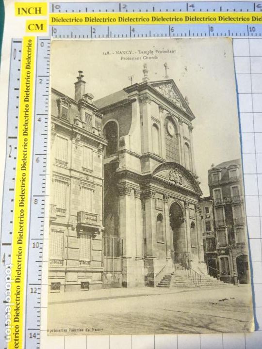 Cartes Postales: ANTIGUA POSTAL DE FRANCIA. NANCY TEMPLE PROTESTANT . 14