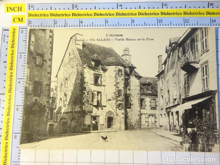 Cartes Postales: ANTIGUA POSTAL DE FRANCIA. L'AUVERGNE SALERS VIELLE MAISON SUR LA PLACE. 20