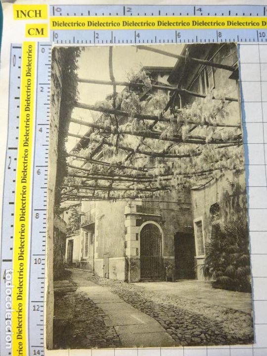 Postais: ANTIGUA POSTAL DE ITALIA. ISOLA SUPERIORI LAGO MAGGIORE H&Ocirc;TEL VERBANO. 147