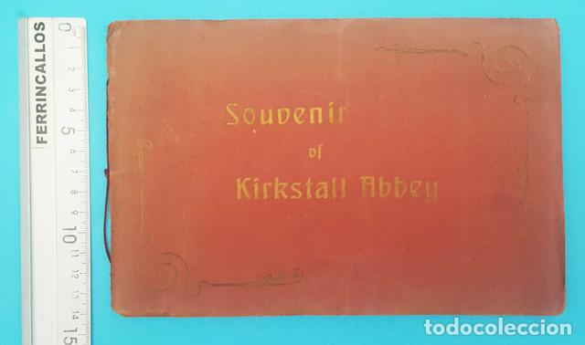Cartes Postales: ANTIGUO LIBRO CON 8 POSTALES SOUVENIR DE KIRKSTALL ABBEY (UK), VER IM&Aacute;GENES