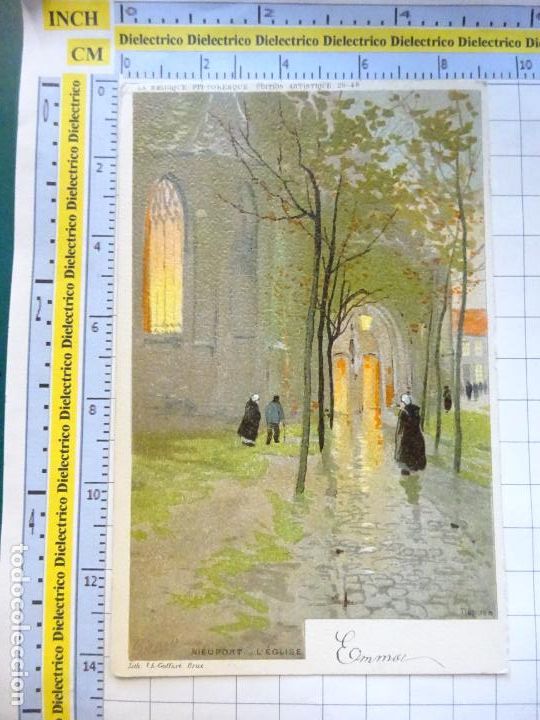 Postkarten: ANTIGUA POSTAL DE B&Eacute;LGICA. SIGLO XIX - 1905. NIEUPORT L'EGLISE. 245