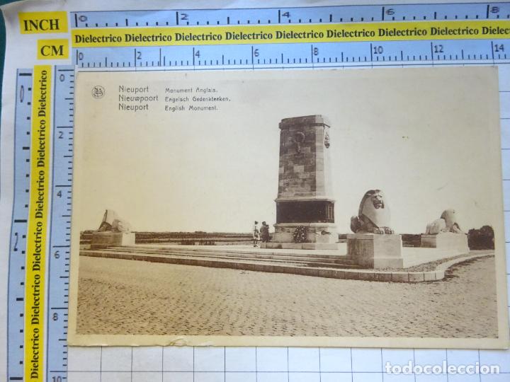 Cartes Postales: ANTIGUA POSTAL DE B&Eacute;LGICA. NIEUPORT NIEWPOORT PRIMERA GUERRA MUNDIAL MONUMENTO A LOS INGLESES. 258