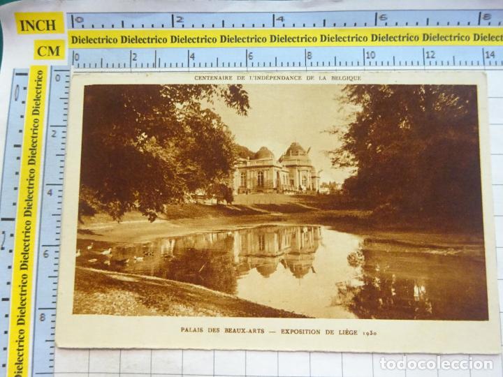 Cartes Postales: ANTIGUA POSTAL DE B&Eacute;LGICA. EXPOSICI&Oacute;N DE LIEJA DE 1930 PABELL&Oacute;N BELLAS ARTES. 2328