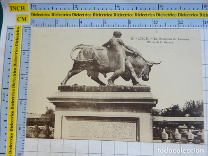 Cartes Postales: ANTIGUA POSTAL DE B&Eacute;LGICA. LIEJA LI&Eacute;GE LE DOMPTEUR DE TAUREAU TOROS. 2334