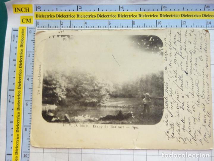 Cartes Postales: ANTIGUA POSTAL DE B&Eacute;LGICA. SIGLO XIX - 1905. VVE ENGEL LIEVENS ETANG DE BARISART SPA. 2344