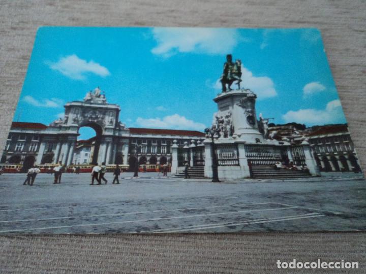 Postales: lisboa pra&ccedil;a do comercio, collec&ccedil;ao dullia - Foto 1