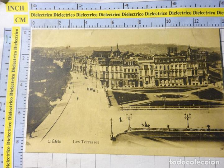 Cartoline: ANTIGUA POSTAL DE B&Eacute;LGICA. LIEJA LIEGE LES TERRASSES. 2417