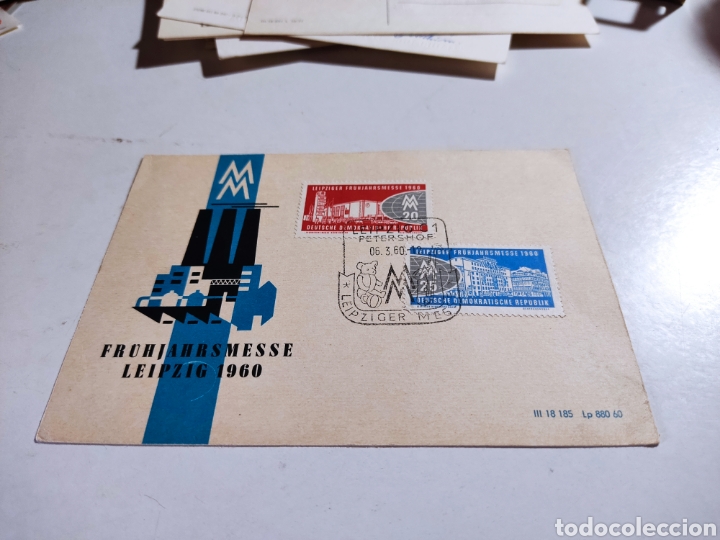 Postales: Tarjeta postal leipzig 1960 - Foto 1