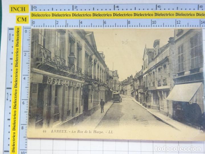 Postais: ANTIGUA POSTAL DE FRANCIA. EVREUX LA RUE DE LA HARPE. 2487