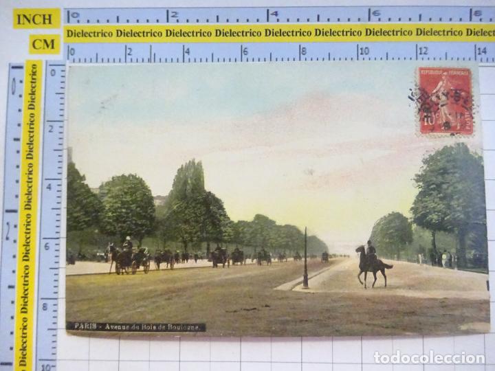 Postcards: ANTIGUA POSTAL DE FRANCIA. PARIS AVENUE DU BOIS DE BOULOGNE. 2489