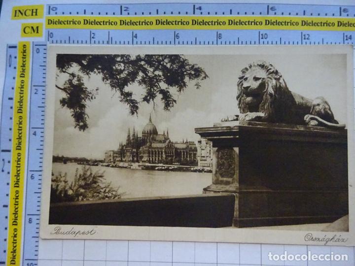 Postais: ANTIGUA POSTAL DE HUNGR&Iacute;A. BUDAPEST EL PARLAMENTO. 229